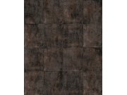 Tapety Yara Tapety dle materiálu Vliesové tapety - Vliesová tapeta na zeď, hnědo-černá, beton, dlaždice, ORB402, The Texture Book, Masureel Vliesová tapeta na zeď, hnědo-černá, beton, dlaždice, ORB402, The Texture Book, Masureel