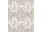 Vliesová tapeta na zeď, béžová, grafická, Art Deco, HAV402, The Texture Book, Masureel