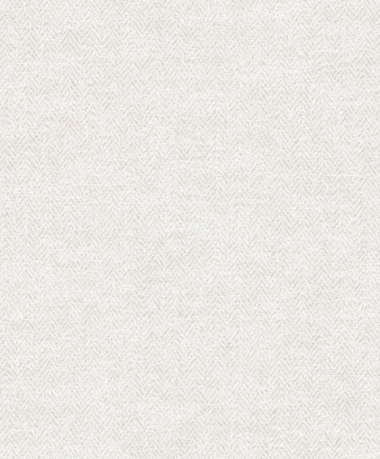 Vliesová tapeta na zeď, bílá, imitace látky, vzor rybí kost, ILA703, Aquila, The Texture Book, Khroma by Masureel - Vliesové tapety
