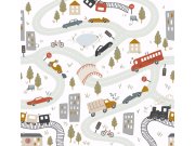 Dětská vliesová fototapeta na zeď, auta, RB383, Daydreamers, Grandeco