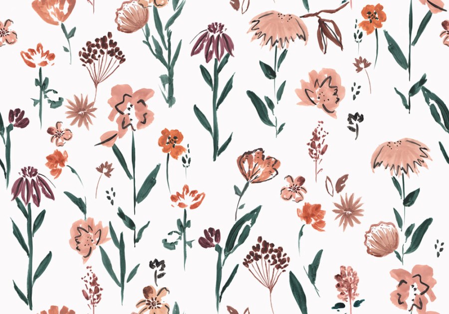 Vliesová fototapeta na zeď, květiny, RB266, Daydreamers, Grandeco - Vliesové tapety