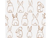 Dětská vliesová fototapeta na zeď, zajíčci, RB306, Daydreamers, Grandeco