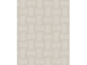 Vliesová tapeta na zeď, šedo-béžová, imitace obložení, 350561, Riviera Maison, Eijffinger