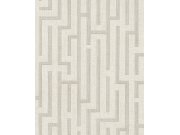 Vliesová tapeta na zeď, krémová, šedo-béžová, imitace látky, 350530, Riviera Maison, Eijffinger