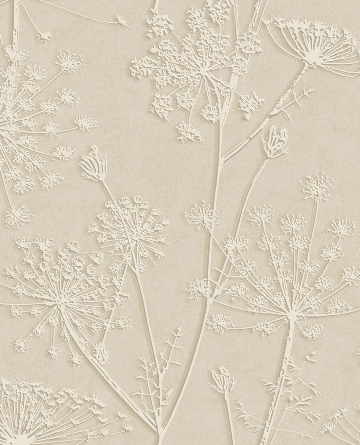 Vliesová tapeta na zeď, béžová, rostliny, trávy, 350512, Riviera Maison, Eijffinger - Vliesové tapety