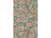 Vliesová tapeta na zeď, hnědo-zelená, květiny, Kamélie, 5729, Orangeri, Borastapeter