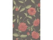 Vliesová tapeta na zeď, hnědá, květiny, 5719, Orangeri, Borastapeter Tapety Yara - Borastapeter