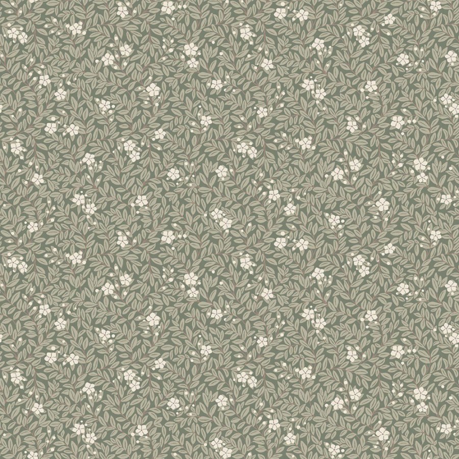 Vliesová tapeta na zeď, zelená, květiny, listy, 5716, Orangeri, Borastapeter - Vliesové tapety