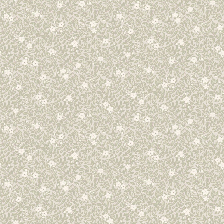 Vliesová tapeta na zeď, zelená, květiny, listy, 5712, Orangeri, Borastapeter - Vliesové tapety