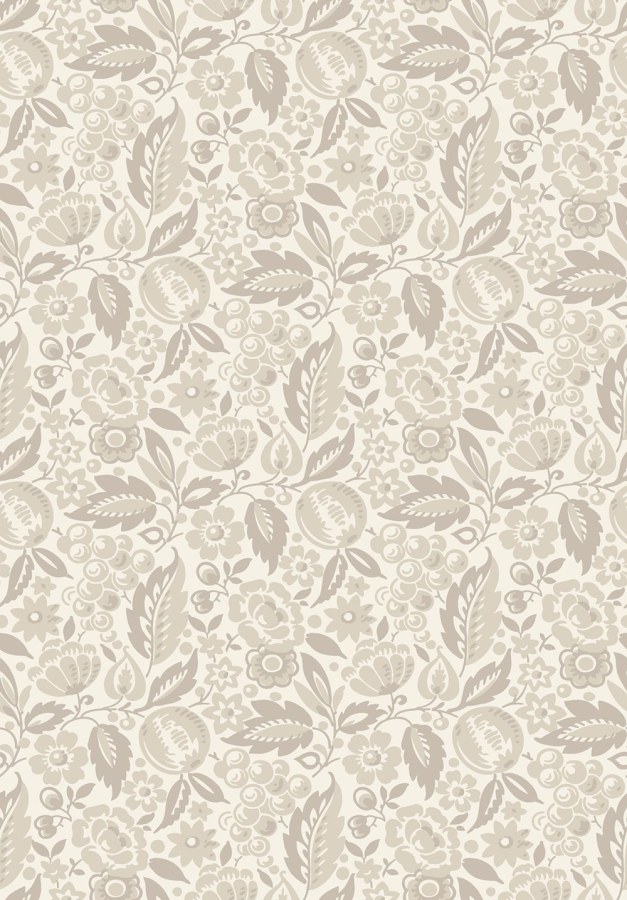 Vliesová tapeta na zeď, béžovo-šedá, květiny, 4818, New Heritage, Borastapeter - Vliesové tapety