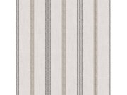 Vliesová tapeta na zeď, šedo-černá, imitace látky, pruhy, 38429, Top Stripes, Parato by Cristiana Masi