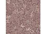 Vliesová tapeta na zeď, vínová, květiny, listy, 7268, Icons, Borastapeter