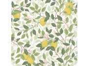 Vliesová tapeta na zeď, bílá, citronovník, 5702, Orangeri, Borastapeter