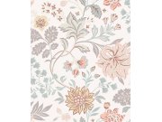 Vliesová tapeta na zeď, krémová, květiny, 2006, Icons, Borastapeter