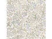 Vliesová tapeta na zeď, bílo-zelená, květiny, listy, 2026, Icons, Borastapeter