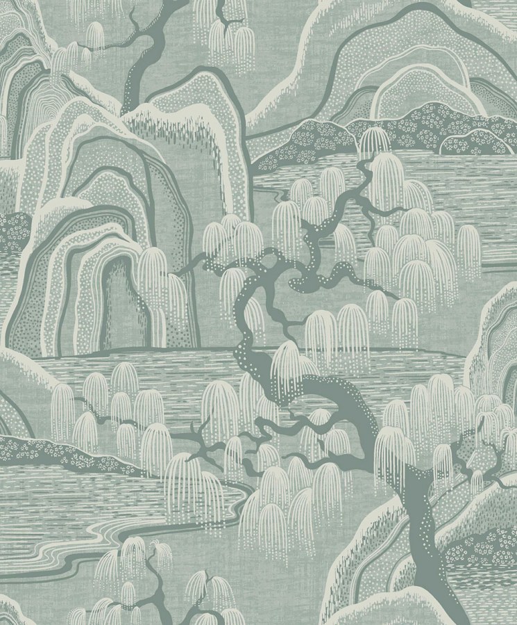 Vliesová tapeta na zeď, modro-šedá, zahrada, 3131, Icons, Borastapeter - Vliesové tapety