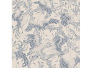 Vliesová tapeta na zeď, modrá, ptáci, 3129, Icons, Borastapeter Tapety Yara - Borastapeter