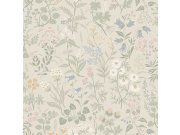 Vliesová tapeta na zeď, béžová, luční květiny, 4179, Alla Tiders Hus, Icons, Borastapeter