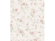 Vliesová tapeta na zeď, bílá, květiny, růže, 6928, Newbie Wallpaper, Borastapeter Tapety Yara - Borastapeter