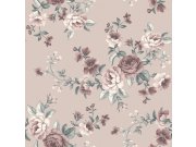 Vliesová tapeta na zeď, růžová, květiny, růže, 7484, Newbie Wallpaper, Borastapeter