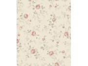 Vliesová tapeta na zeď, béžová, květiny, růže, 6929, Newbie Wallpaper, Borastapeter