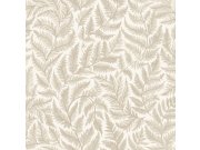 Vliesová tapeta na zeď, béžová, listy kapradin, 7789, Adorn, Borastapeter Tapety Yara - Borastapeter