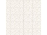 Vliesová tapeta na zeď, bílá, grafická, Art Deco, 7769, Adorn, Borastapeter