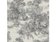 Vliesová tapeta na zeď, černá, romantická, 7766, Adorn, Borastapeter