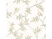 Vliesová tapeta na zeď, krémová, rozkvetlé větvičky, 7761, Adorn, Borastapeter