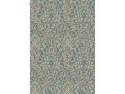 Vliesová tapeta na zeď, modrá, květiny, listy, 4187, Alla Tiders Hus, Borastapeter