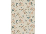 Vliesová tapeta na zeď, béžová, větvičky, květiny, 4176, Alla Tiders Hus, Borastapeter