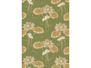 Vliesová tapeta na zeď, zelená, květiny, lekníny, 4167, Alla Tiders Hus, Borastapeter