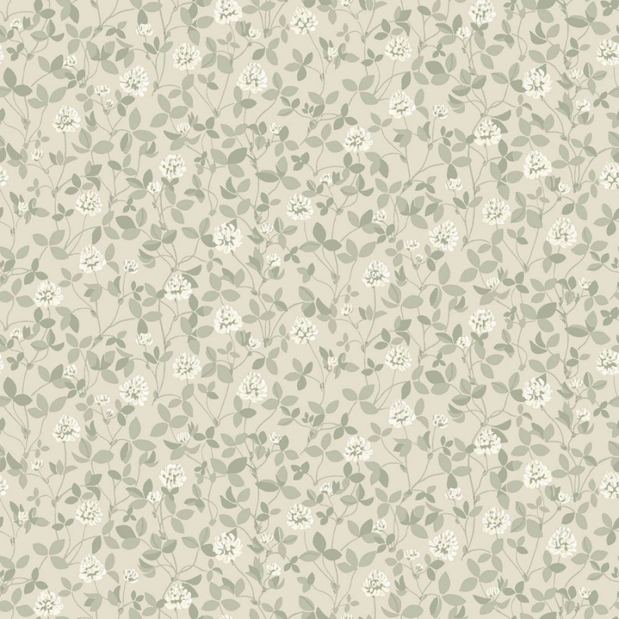 Vliesová tapeta na zeď, šedá, květiny, listy, 6977, Osterlen, Borastapeter - Vliesové tapety