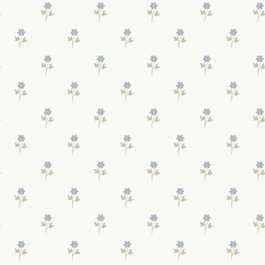 Vliesová tapeta na zeď, bílá, květiny, 6974, Osterlen, Borastapeter - Vliesové tapety