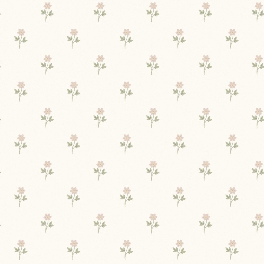 Vliesová tapeta na zeď, krémová, květiny, 6973, Osterlen, Borastapeter