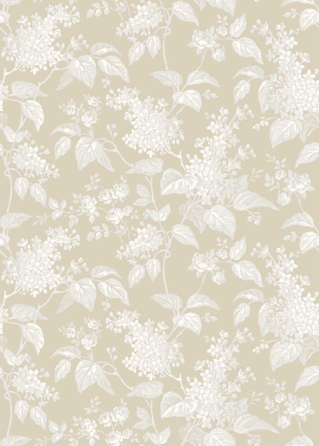 Vliesová tapeta na zeď, béžová, větvičky, květiny, 6964, Osterlen, Borastapeter - Vliesové tapety