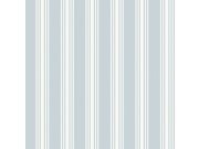 Vliesová tapeta na zeď, modrá, pruhy, 6962, Osterlen, Borastapeter