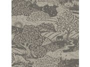 Vliesová tapeta na zeď, šedo-béžová, krajina, 5831, Nordic Folk, Borastapeter