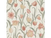 Vliesová tapeta na zeď, krémová, květiny, tulipány, 6969, Osterlen, Borastapeter Tapety Yara - Borastapeter