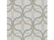 Geometrická vliesová tapeta na zeď, šedo-béžová, 128009, Refine, Graham Brown Boutique
