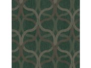 Geometrická vliesová tapeta na zeď, zelená, 128006, Refine, Graham Brown Boutique