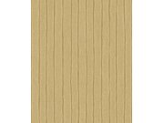 Vliesová tapeta na zeď, hnědá, pruhy, PW4005, Precious Weaves, Grandeco