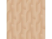 Vliesová tapeta na zeď, hnědo-béžová, geometrická, PW3112, Precious Weaves, Grandeco