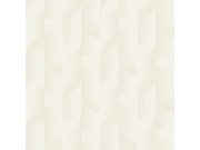 Vliesová tapeta na zeď, krémová, geometrická, PW3101, Precious Weaves, Grandeco