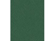 Tapety Yara Tapety dle materiálu Vliesové tapety - Vliesová tapeta na zeď, zelená, geometrická, PW3015, Precious Weaves, Grandeco Vliesová tapeta na zeď, zelená, geometrická, PW3015, Precious Weaves, Grandeco