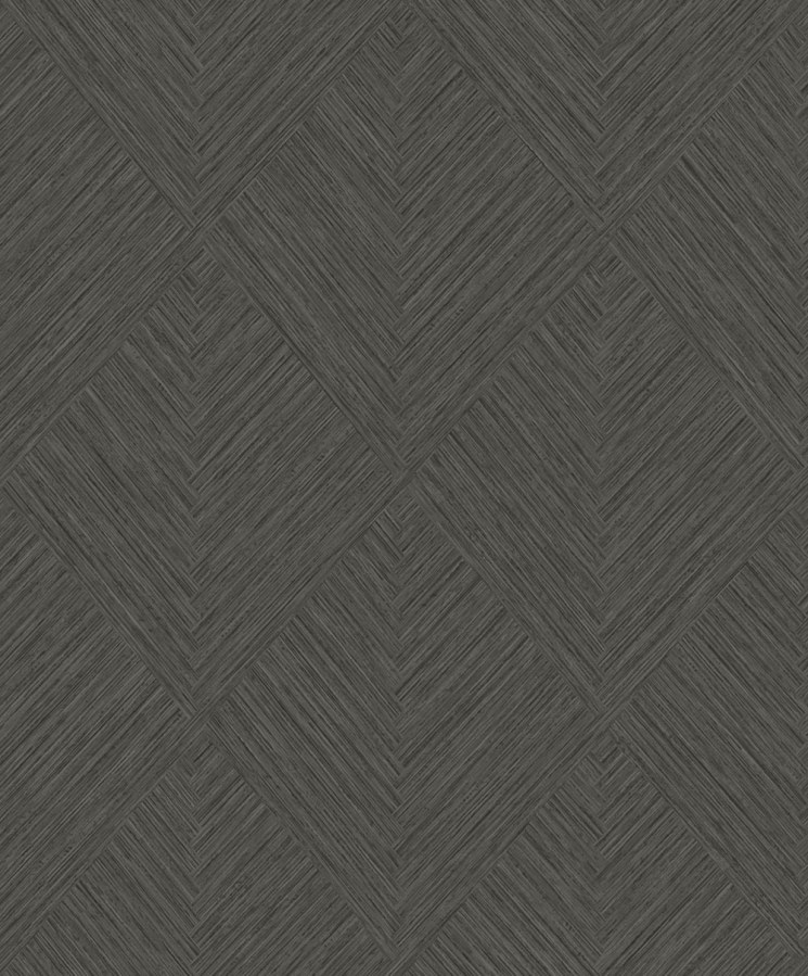 Vliesová tapeta na zeď, hnědá, geometrická, PW3009, Precious Weaves, Grandeco - Vliesové tapety