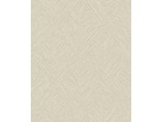 Vliesová tapeta na zeď, šedo-béžová, geometrická, PW3004, Precious Weaves, Grandeco