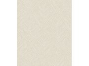 Vliesová tapeta na zeď, krémovo-béžová, geometrická, PW3002, Precious Weaves, Grandeco