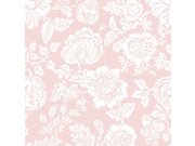 Vliesová tapeta na zeď, růžová, květiny, 125140, Shabby Chic by Rachel Ashwell