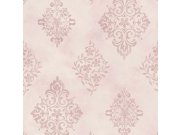 Tapety Yara Tapety dle materiálu Vliesové tapety - Vliesová tapeta na zeď, růžová, zámecká, ornamenty, 125136, Shabby Chic by Rachel Ashwell Vliesová tapeta na zeď, růžová, zámecká, ornamenty, 125136, Shabby Chic by Rachel Ashwell